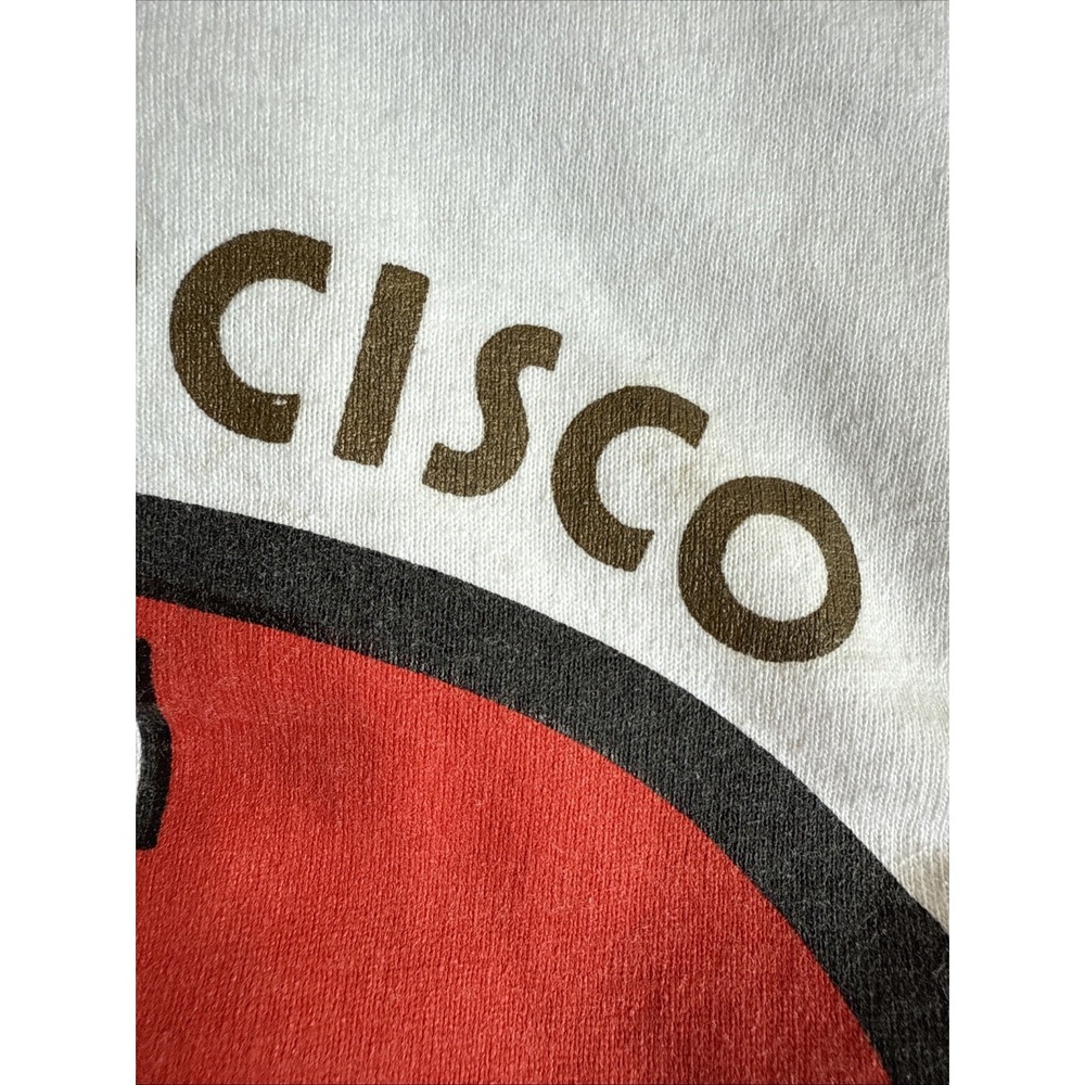 Vintage San Francisco 49ERS Nutmeg Shirt XLarge  Niners NFL 90's Streetwear Cali - Picture 6 of 9